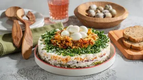 Салат «Птичье гнездо»