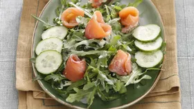 Салаты с лососем