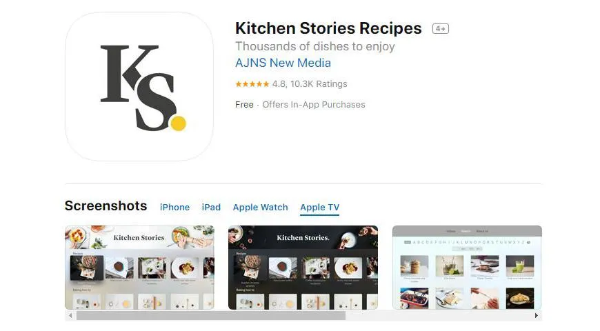 Приложение Kitchen Stories