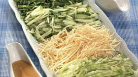 Рецепты с молочной продукцией, орехами и огурцом