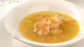 Суп с креветками и Снежной заправкой