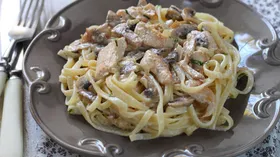 Рецепты с грибами, молочной продукцией и курятиной