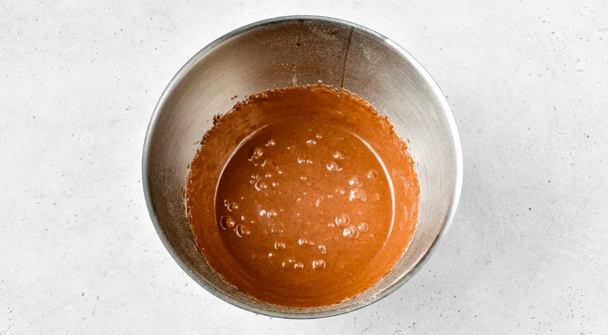 Шоколадный кекс на кефире