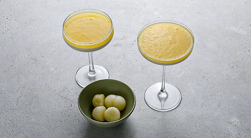 Дынная панна котта