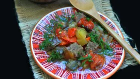 Рецепты с мясом, баклажаном и фасолью