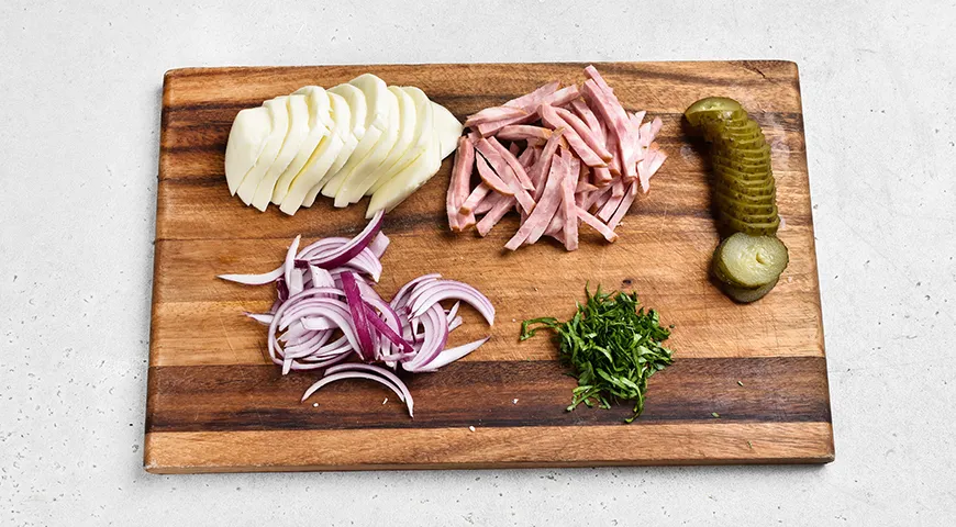 Пицца «Оливье»