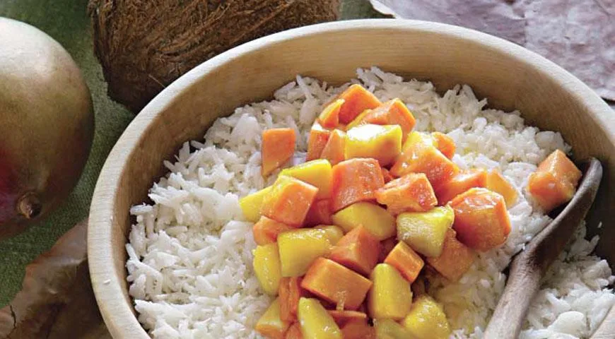 Рис с фруктами по-малийски, рецепт с карамболой