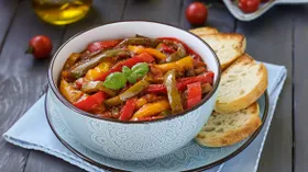 Болгарский перец с имбирем и чесноком