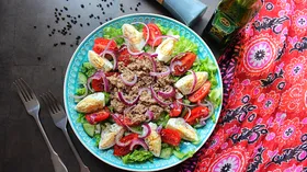 Рецепты с маслом растительным, черри и огурцом