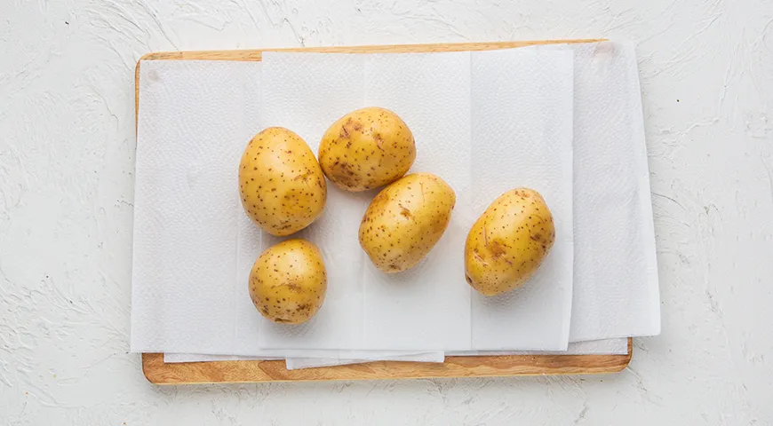 Картошка в мундире в микроволновке