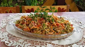 Легкий салат из сырых овощей "Польза здоровью"