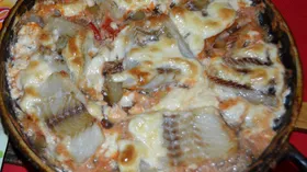 Рыба на овощной «подушке»