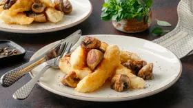 Рецепты с рыбой, яйцом и шампиньонами