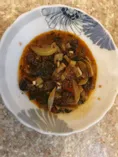 Овощное рагу с курицей и грибами