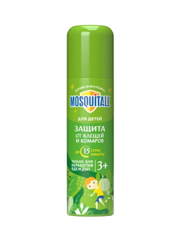 MOSQUITALL Аэр ддетей от клещ и комаров 150мл