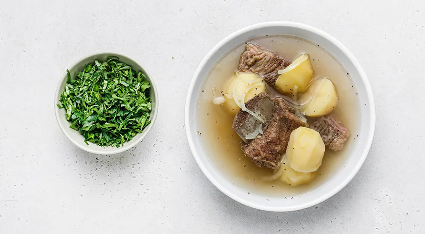 Бурятский суп бухлер