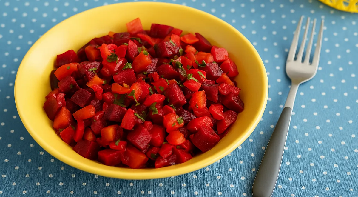 Овощное рагу со свеклой