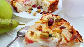 Рецепты с яйцом куриным, фруктами и манной крупой