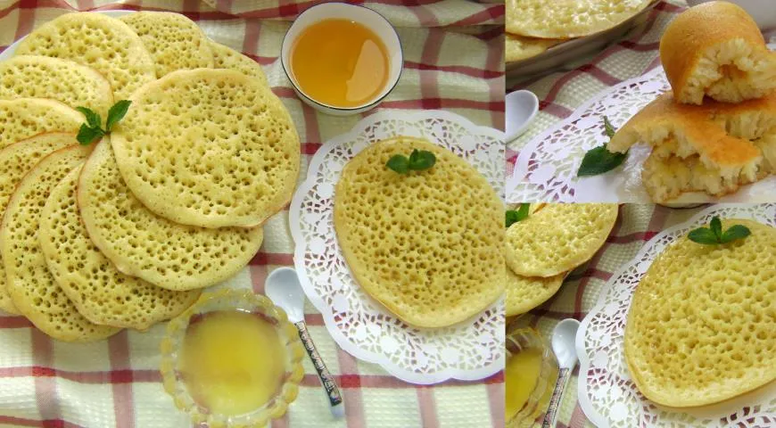 Рецепт марокканских блинчиков Beghrir на сайте Изобретательные рецепты