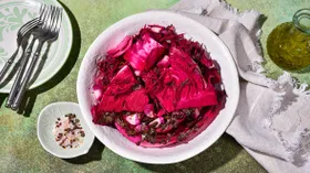 Капуста квашеная со свеклой по-грузински