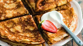 Рецепты с маслом растительным, молоком и мукой блинной