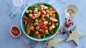 Рецепты со шпинатом, фруктами и соусами