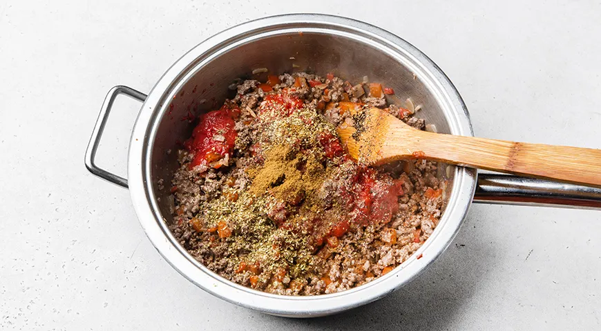 Цветная капуста в духовке с фаршем и сыром