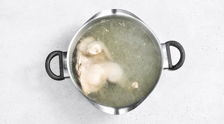 Суп с булгуром и курицей