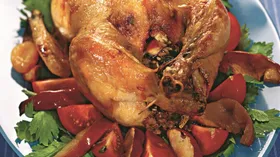 Курица с фруктами