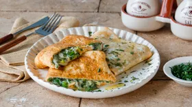 Яичный конвертик с сыром