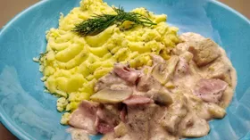 Рецепты с грибами, кисломолочными продуктами и мясом