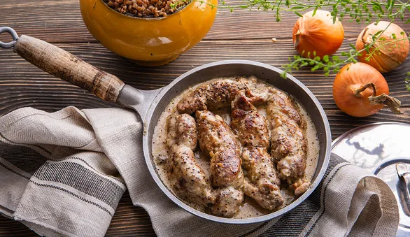 Мясные пальчики из свинины (крученики)