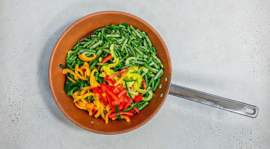 Стир-фрай из гречки