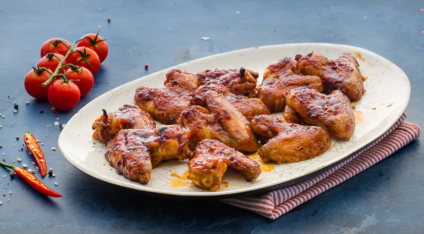 Крылышки в глазури