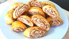 Печенье на кефире с орехами