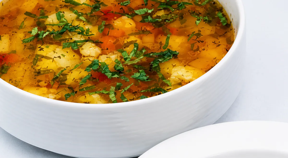 Овощной суп без мяса