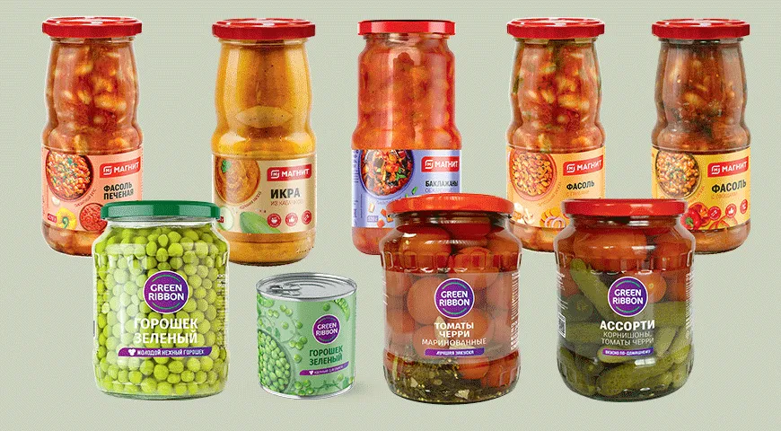 Как делают зеленый горошек