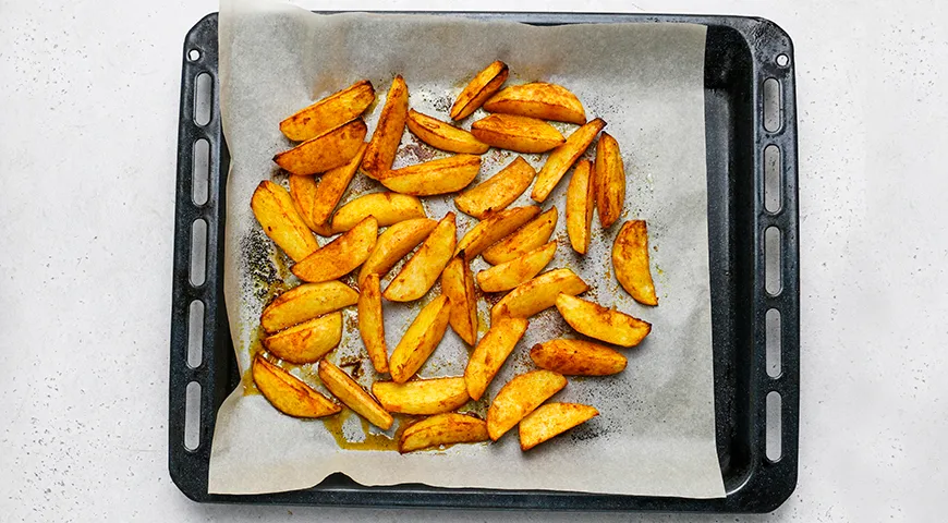 Картофель с хрустящей корочкой в духовке