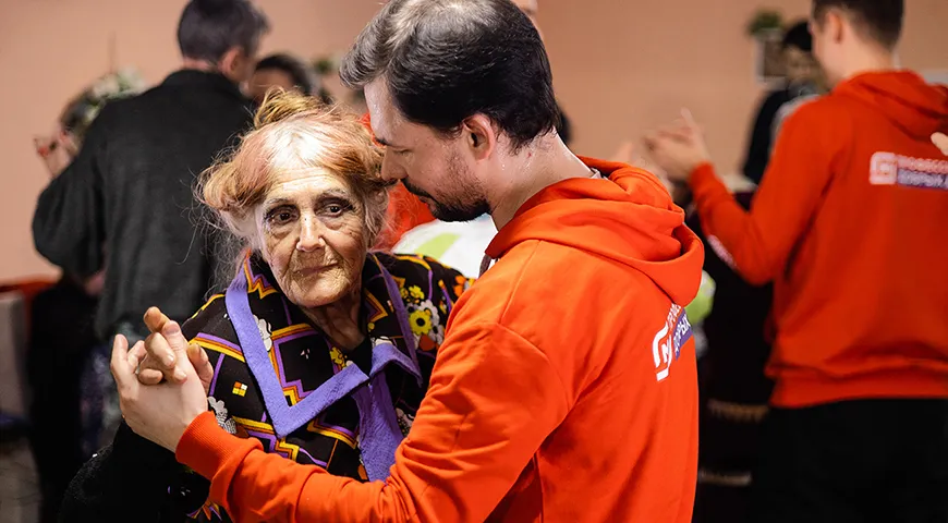 Волонтеры «Магнит» организовали концертную программу для пожилых людей «Дома милосердия» (г. Армавир)