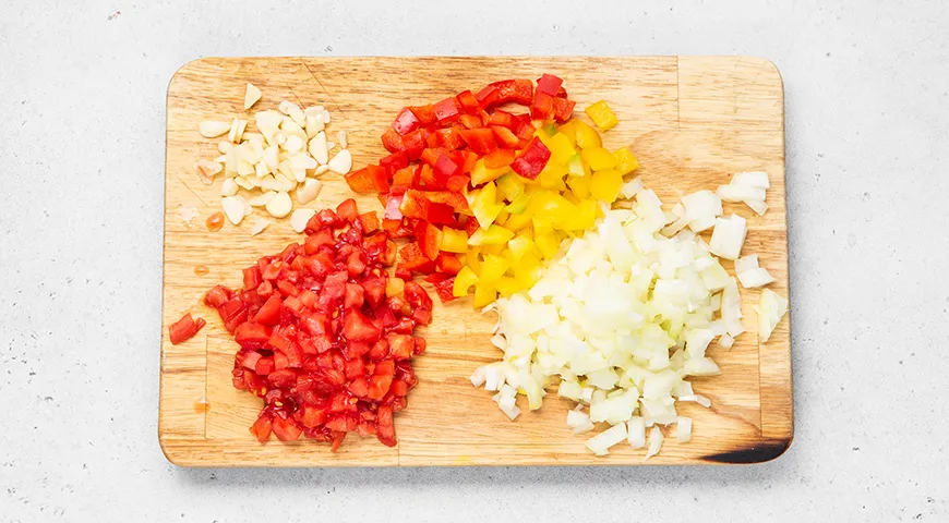 Булгур с фаршем на сковороде