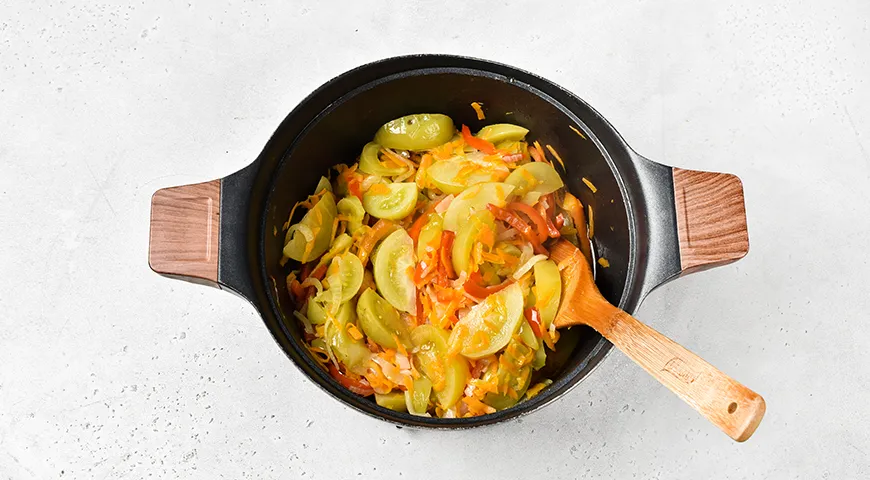 Икра из зеленых помидоров на зиму