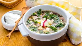 Рецепты со сметаной, яйцом и колбасой