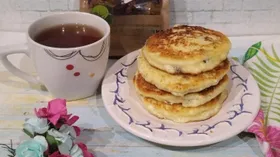 Сырники с голубикой