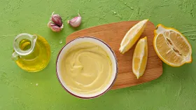 Чесночный соус на растительном масле