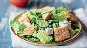 Рецепты с салатом, огурцом и бобами