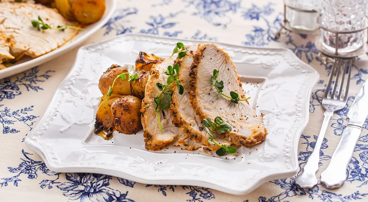 Рецепт запеченной грудки индейки, маринованной в кленовом сиропе