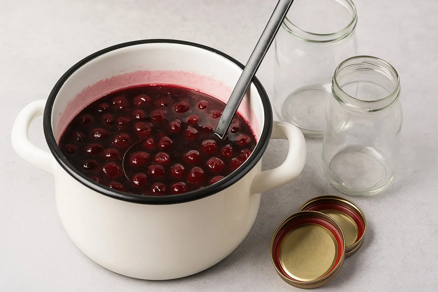 Варенье из вишни с косточками на зиму