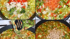 Рецепты с чесноком, кабачком и бобовыми