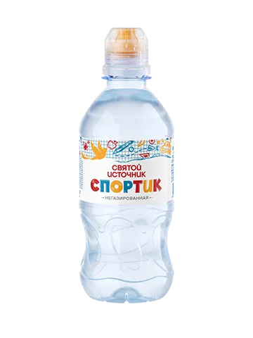 СВЯТОЙ ИСТОЧНИК Вода питьевая Спортик н/газ артез 0,33л