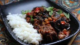 Рецепты с баклажаном, бобами и бобовыми